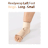 ReadyWrap LEFT FOOT Verstellbares Kompressionskleidungsstück mit Klettverschlüssen für chronische Ödeme