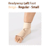 ReadyWrap LEFT FOOT Verstellbares Kompressionskleidungsstück mit Klettverschlüssen für chronische Ödeme