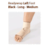 ReadyWrap LEFT FOOT Verstellbares Kompressionskleidungsstück mit Klettverschlüssen für chronische Ödeme