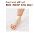 ReadyWrap LEFT FOOT Verstellbares Kompressionskleidungsstück mit Klettverschlüssen für chronische Ödeme