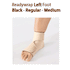 ReadyWrap LEFT FOOT Verstellbares Kompressionskleidungsstück mit Klettverschlüssen für chronische Ödeme