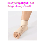 ReadyWrap RIGHT FOOT Adjustable Compression Garment with Velcro Straps for Chronic Oedema