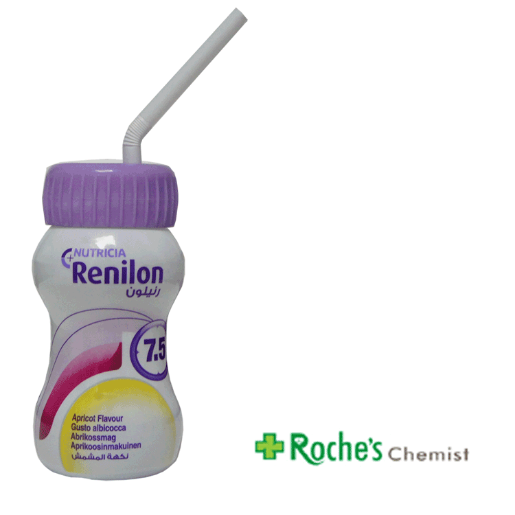 Renilon 7.5 Aprikosengeschmack 125 ml x 1 Mit oder ohne Trinkhalmdeckel x 1