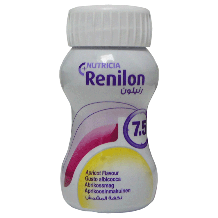 Renilon 7.5 Apricon Sapore 125ml x 1 con o senza bere coperchio di paglia x 1