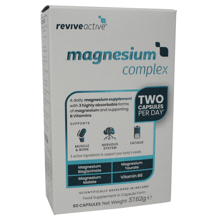 Nieuw leven in het actieve magnesiumcomplex x 60 capsules