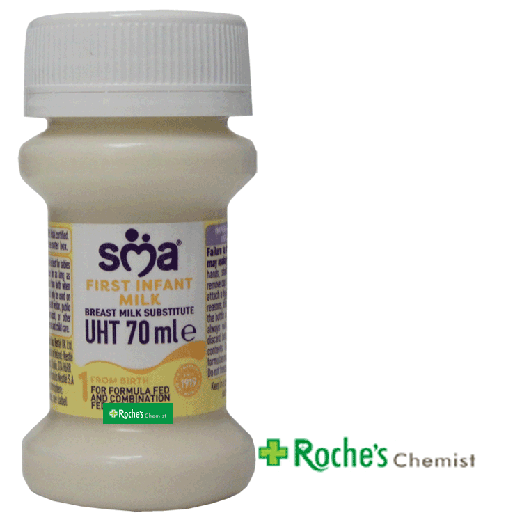 SMA PRO First - Ready to Feed Bottles 70ml x 32 - From Birth