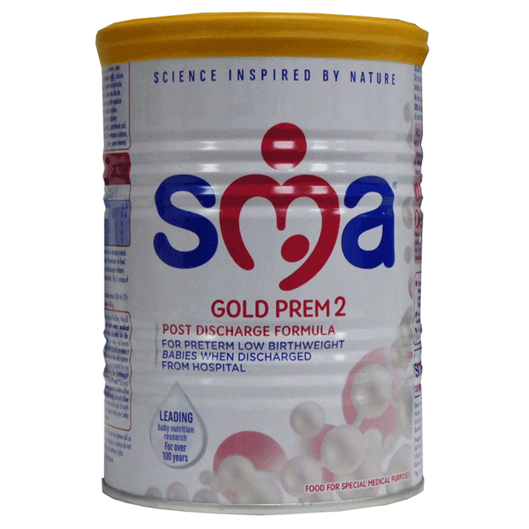 SMA Gold Prem 2 800g - Post Discharge Formula for Premature babies