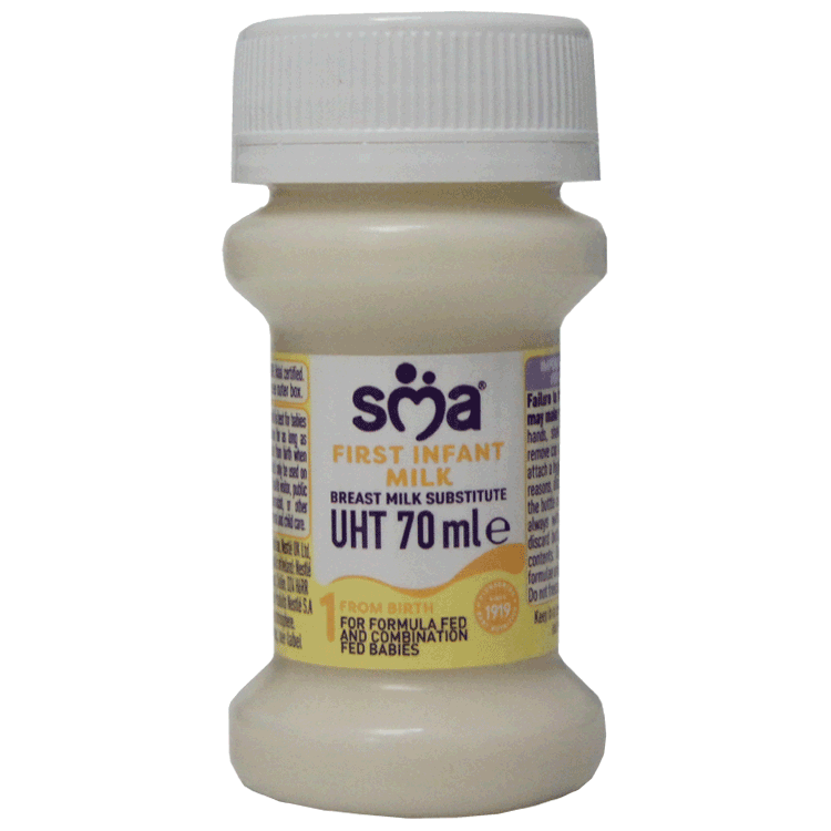 SMA PRO First - Ready to Feed Bottles 70ml x 32 - From Birth