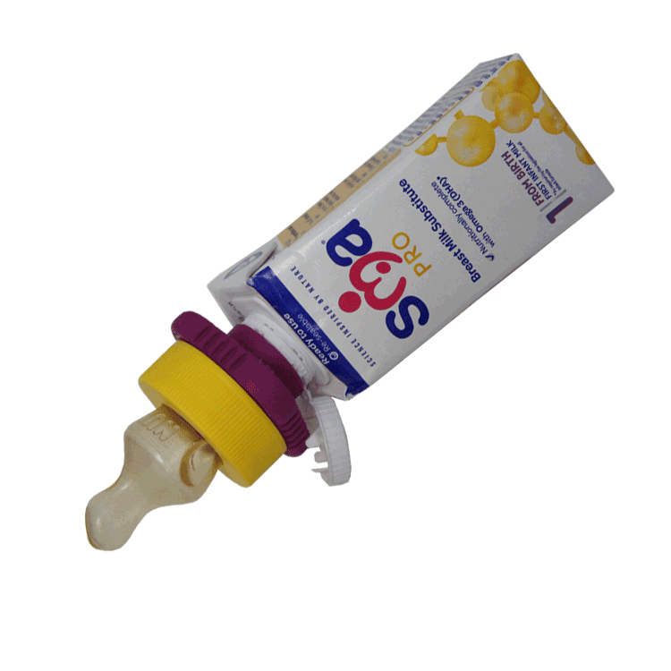 Reiseadapter für SMA PRO 1 200 ml + SMA Sauger (gelber Hals) x 2