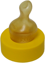 Cow and Gate First Lait Infantile 70 ml x 24 - Prêt à l'emploi + 24 Tétines SMA Débit Moyen Jaune