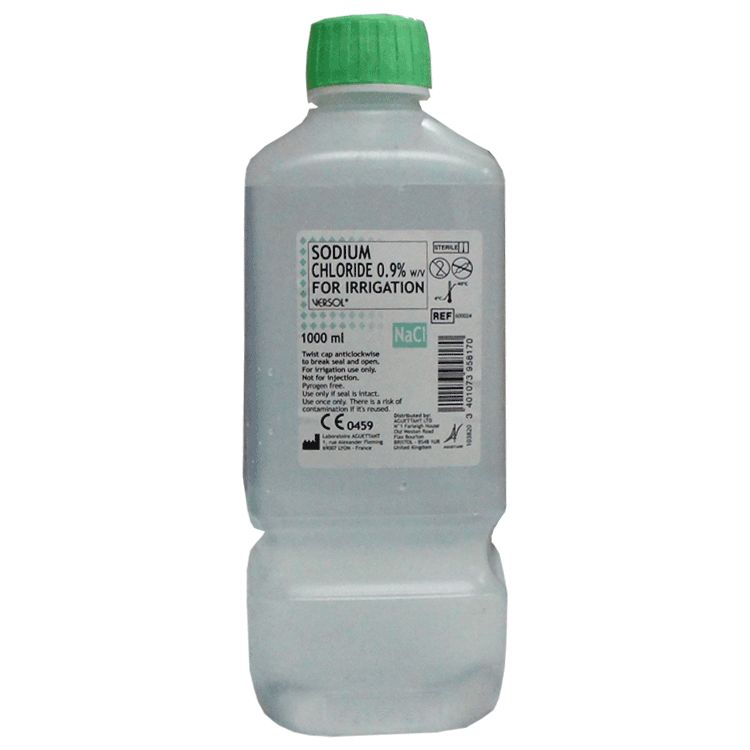 Saline ( Sodium Chloride 0.9% ) for Wound Irrigation 1000ml