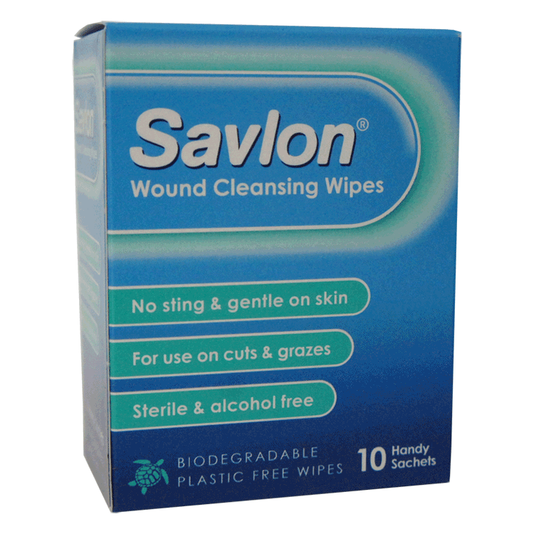 Savlon Wundreinigungstücher x 10