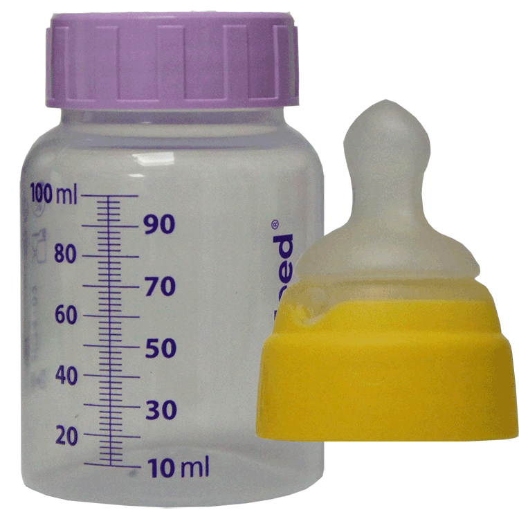 Sterifeed 100ml Feeding Bottle x 5 + Sterile Screw on teats x 24 - 5 Types