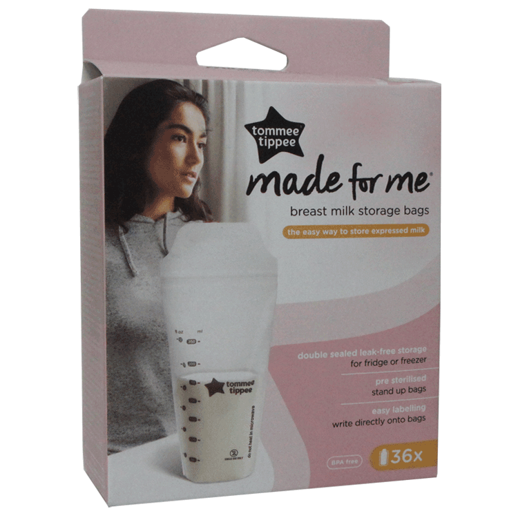 Sacs de conservation du lait maternel Tommee Tippee x 36 - Sacs debout