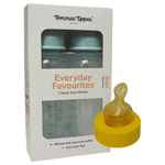 Tommee Tippee dekorierte Flaschen 3 m + 250 ml x 2 + 24 sterile SMA-Einwegsauger