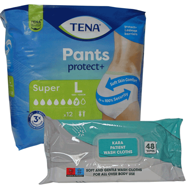 Tena Pants Plus - Extra absorberend - Pull-ups met elastische taille -3 maten - Unisex