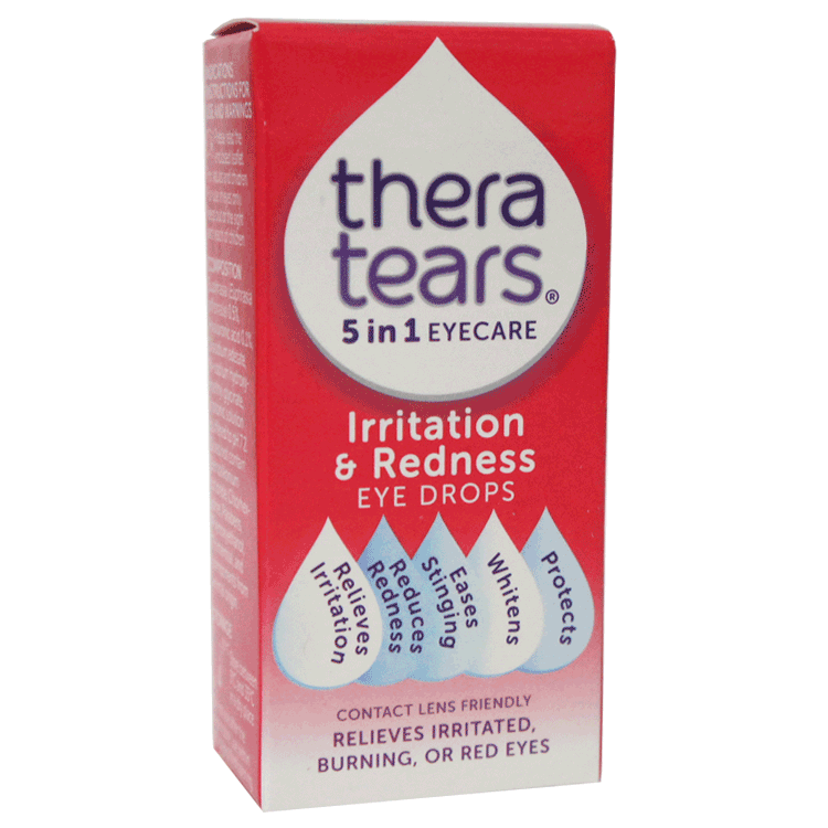 Thera Tears 5 in 1 10ml Eyedrops - For Irritation and Redness