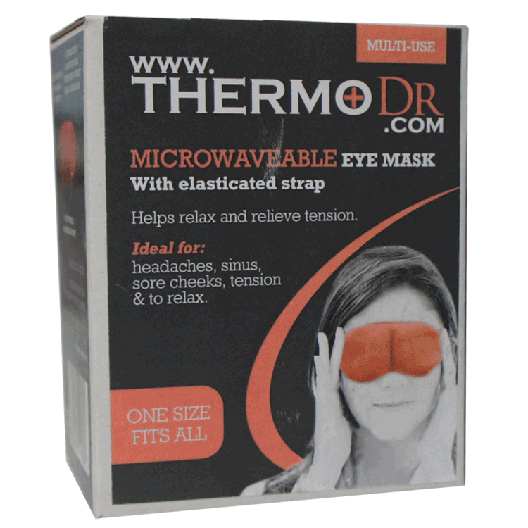 ThermoDR Microwaveable Eye Mask with Elasticated Strap