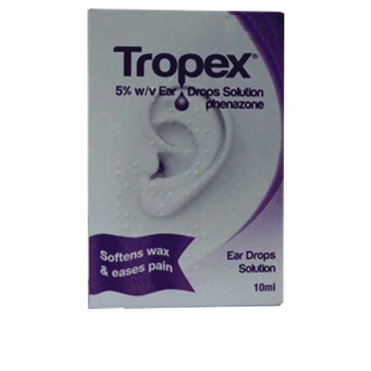 Gouttes auriculaires Tropex 10 ml - Élimination du cérumen