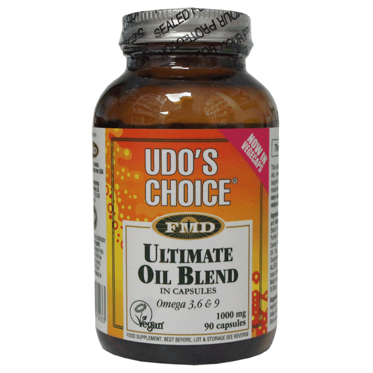 Udo's keuze ultieme olieblend 1000 mg x 90 capsules