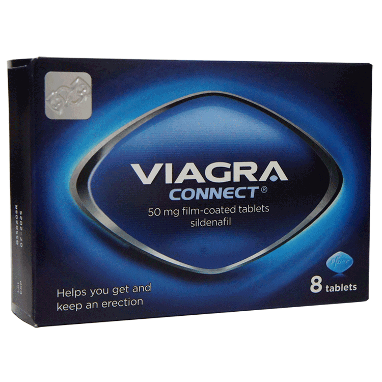 Comprimés de Viagra Connect 50 mg (Sildénafil) x 8
