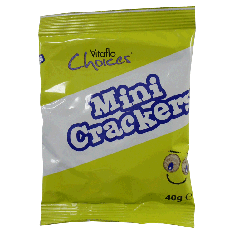 Vitaflo Choices Mini Crackers 40g x 5 Packets  - Low Protein Range