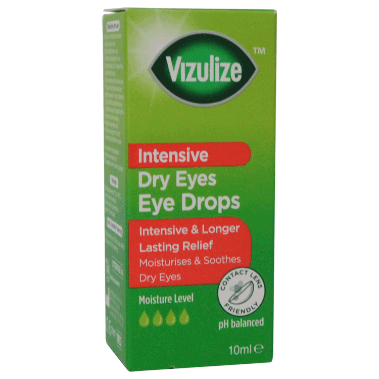 Vizulize Intensive Dry Eyes Eye Drops x 10