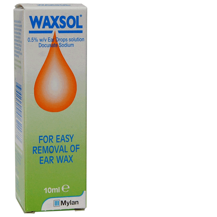 Gouttes auriculaires Waxsol 10 ml - Élimination du cérumen