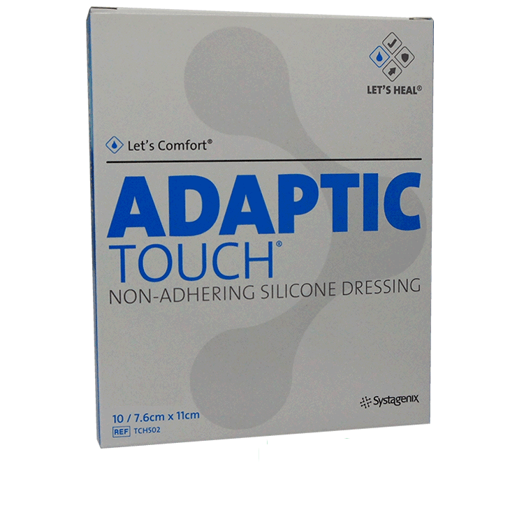 Adaptic Touch 7.6cm x 11cm - 10 dressings - Non-Stick Protective Mesh