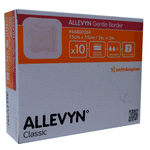 Allevyn Gentle Border 7,5 cm x 7,5 cm x 10 Verbände