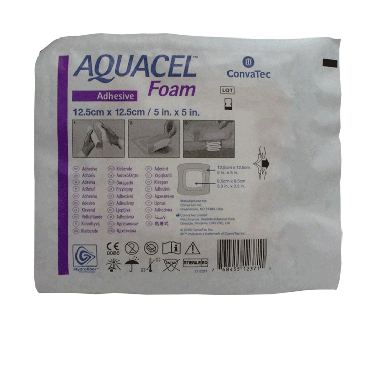 Aquacel Foam Adhesive 12.5cm x 12.5cm x 10  Code: 420619