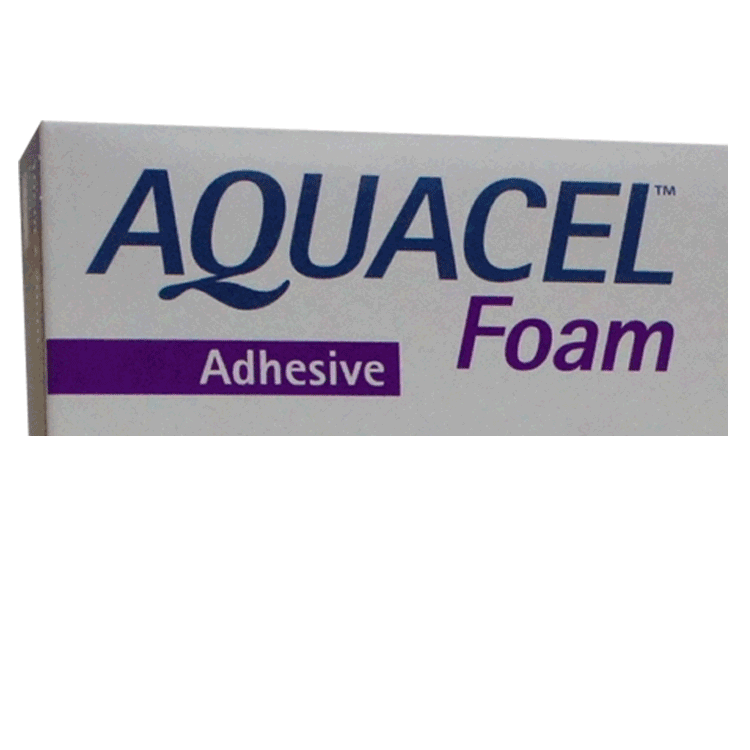 Aquacel Foam Dressings with Adhesive Border  8cm x 8cm x 10 dressings ( Code 420804 )