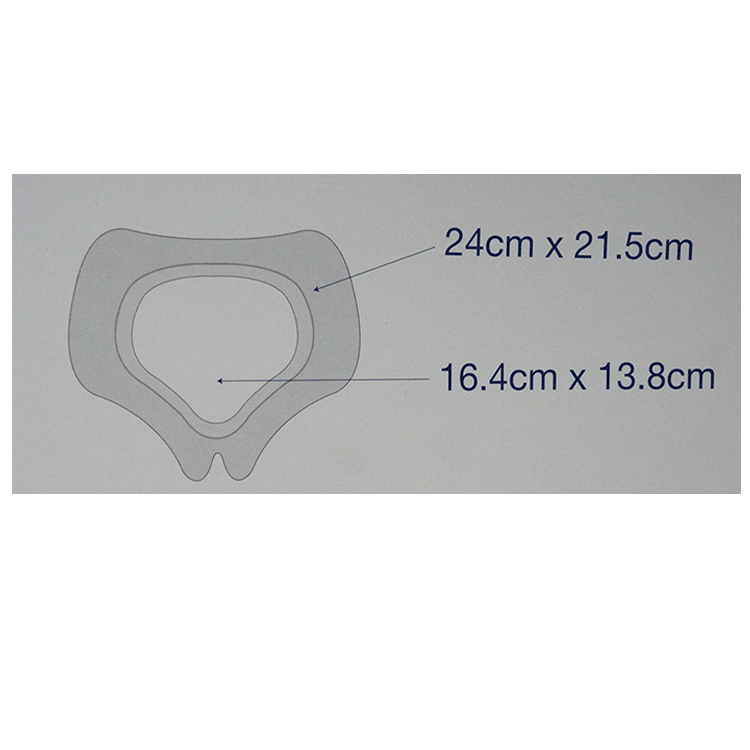 Aquacel Foam Sacral Shape 24 cm x 21,5 cm x 5 Heftpflaster