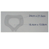 Aquacel Foam Sacral Shape 24 cm x 21,5 cm x 5 Heftpflaster