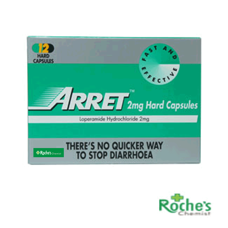 Arrett Shop Arret Capsules X 12 - For Diarrhoea Online – Brighton Healthcare ...