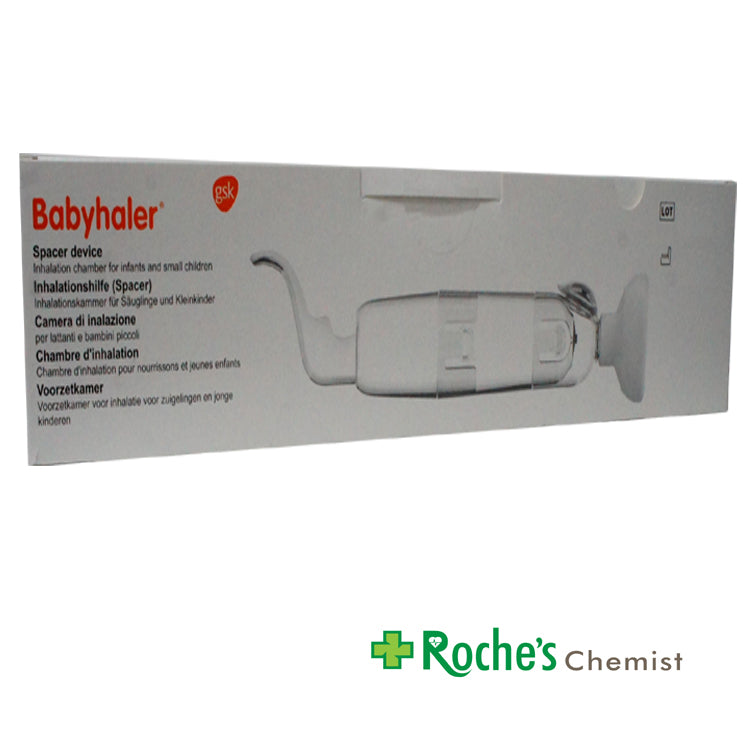 Baby Inhaler System Babyhaler asthma breathing inhaler ventolin breathlessness roches ...