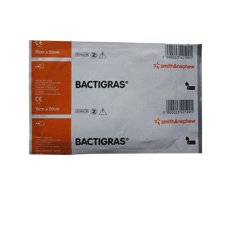Bactigras chloorhexidine wond verbanden 15x20cm x 10