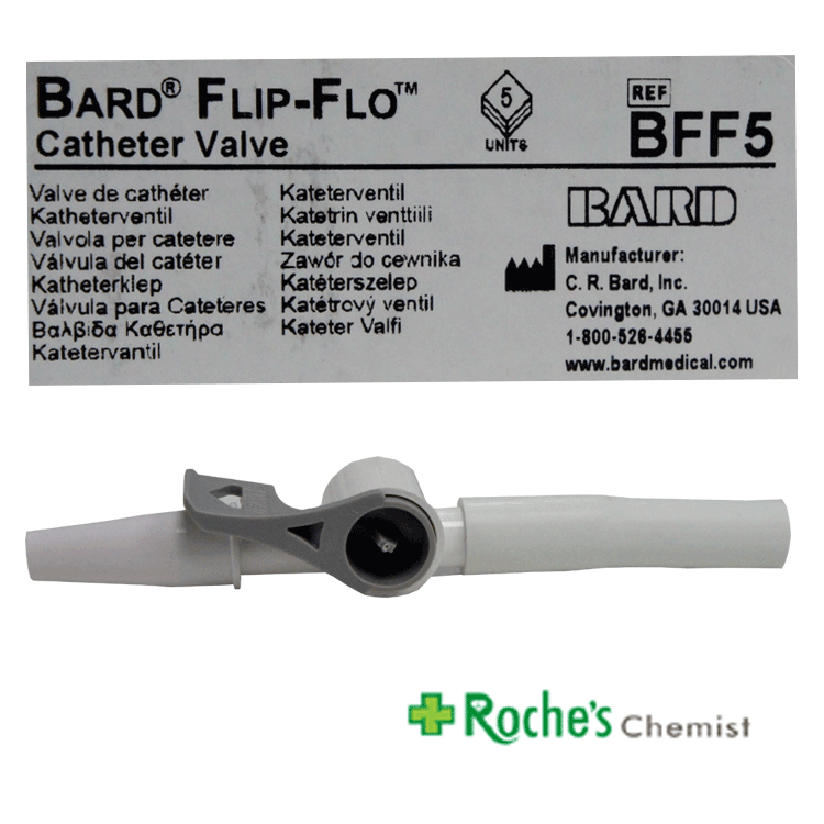 Bard Flip Flo Catheter Valve X 1 For Urinary Incontinence Roches bard-flip-flo-catheter-valve-x-1-for-urinary-incontinence-roches