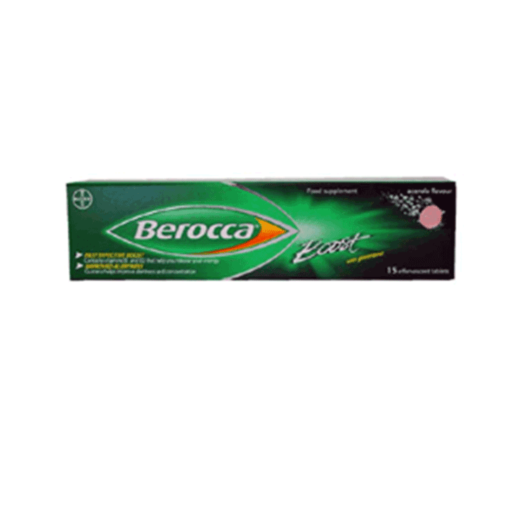 Berocca Boost x 15 - bruisende tabletten met guarana.