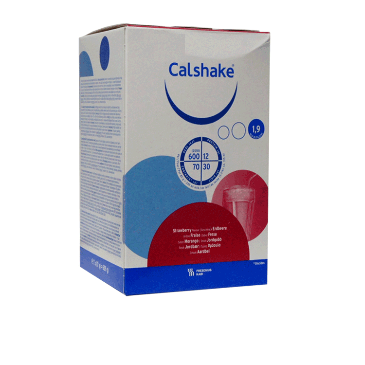 Calshake Sachet Erdbeere 7 x 87g - Energiereicher Milchshake