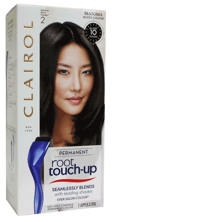 Clairol Root Touch Up 2 Schwarz - Permanente Haarfarbe