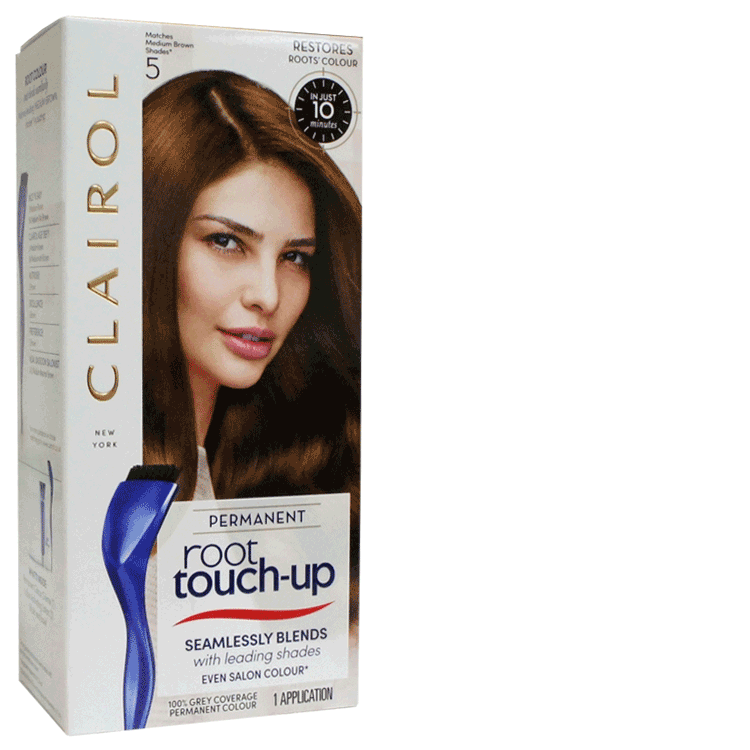 Clairol Root Touch Up 5 Mittelbraun - Permanente Haarfarbe