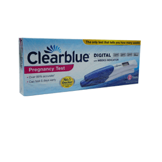 Clearblue Digital Pregnancy Test - 2 tests - With Weeks indicator