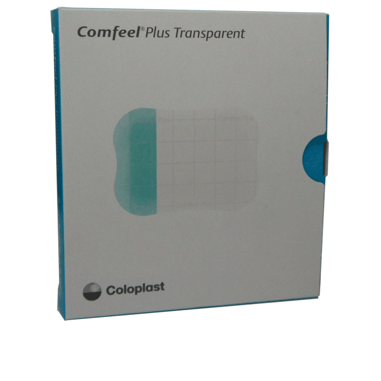 Comfeel Plus TRANSPARENTE Hydrokolloidverbände 5 cm x 7 cm x 10 Stück Code: 33530