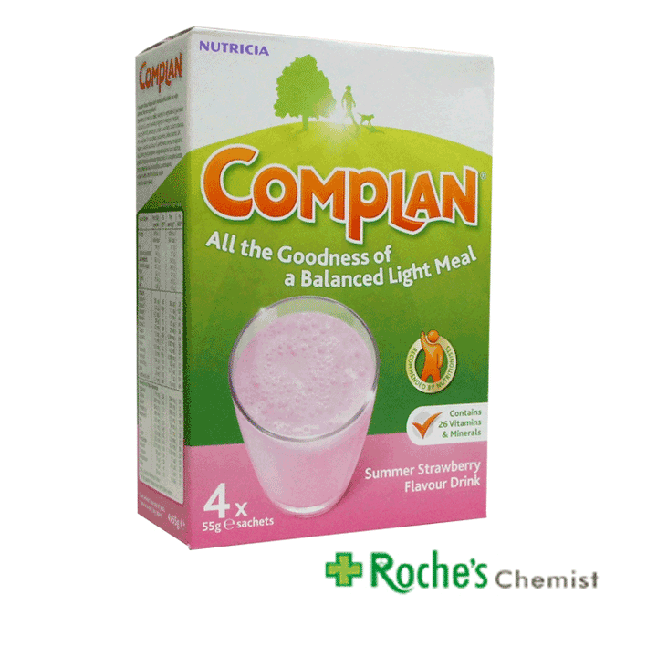 Complan Sachets 4 x 55g Flavour Strawberry Vanilla Chocolate – Brighton ...