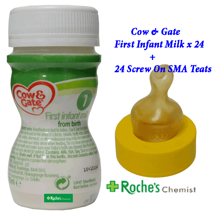 Milk Bottles Cow And Gate First Infant Milk Ready To Feed Ready