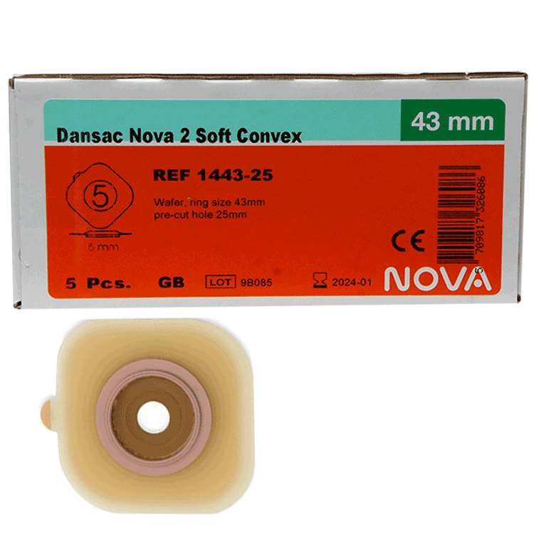 Dansac-Dichtungen - Nova 2 Soft Convex 1443-25 x 5