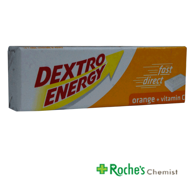 dextro energy orange dextrose tablets 47g glucose diabetes ...