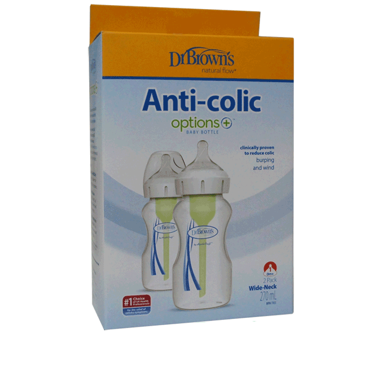 Dr Browns Anti-Colic Feeding Bottle 270ml x 2