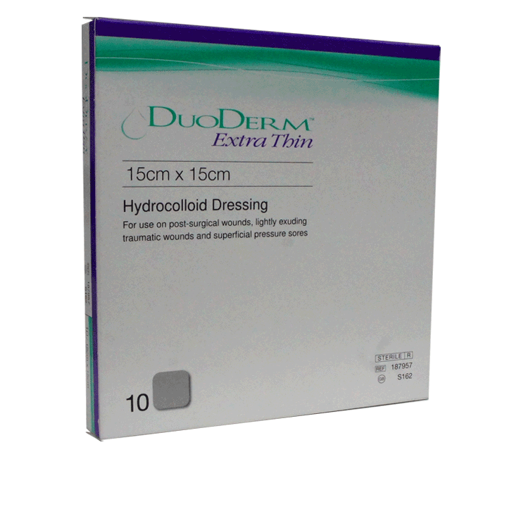 Duoderm Extra Thin 15 cm x 15 cm x 10 pansements S162